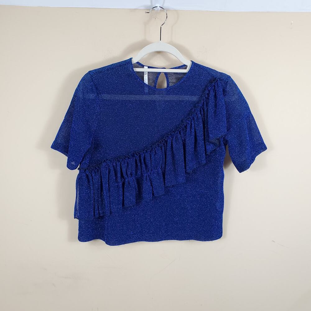 Alcoolique Sheer Funky Top Women's Size IT38/US XS